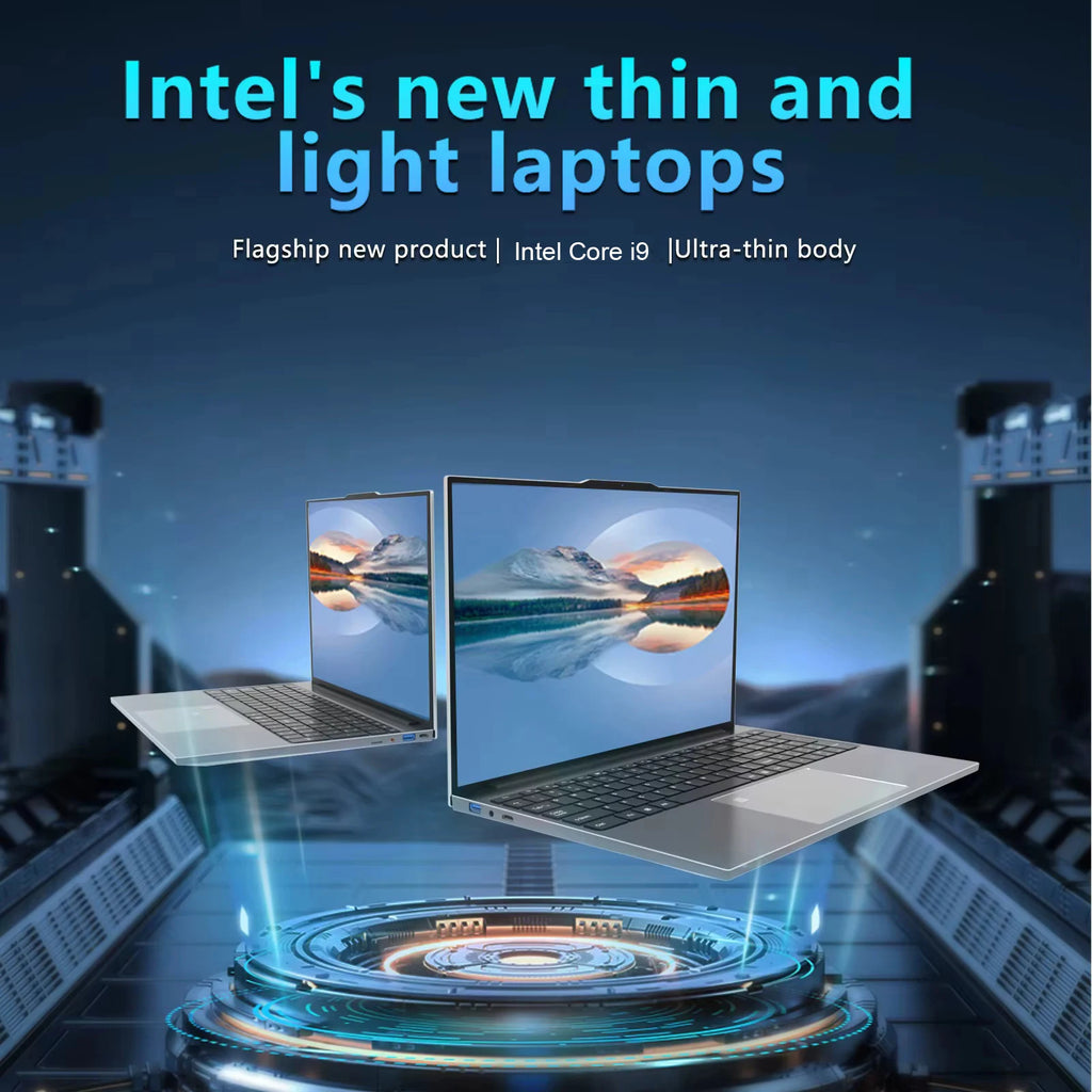 15.6" Intel i9-10980HK Laptop Computer PC i3-6100U Windows 11 Pro Office Notebook 16GB RAM 1TB SSD Portable Gamer Gaming Laptops