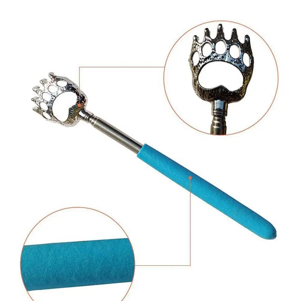 UOEO Back Scratcher Telescopic Scratching Backscratcher Massager Back Scraper Extendable Telescoping Itch Relief Random Color