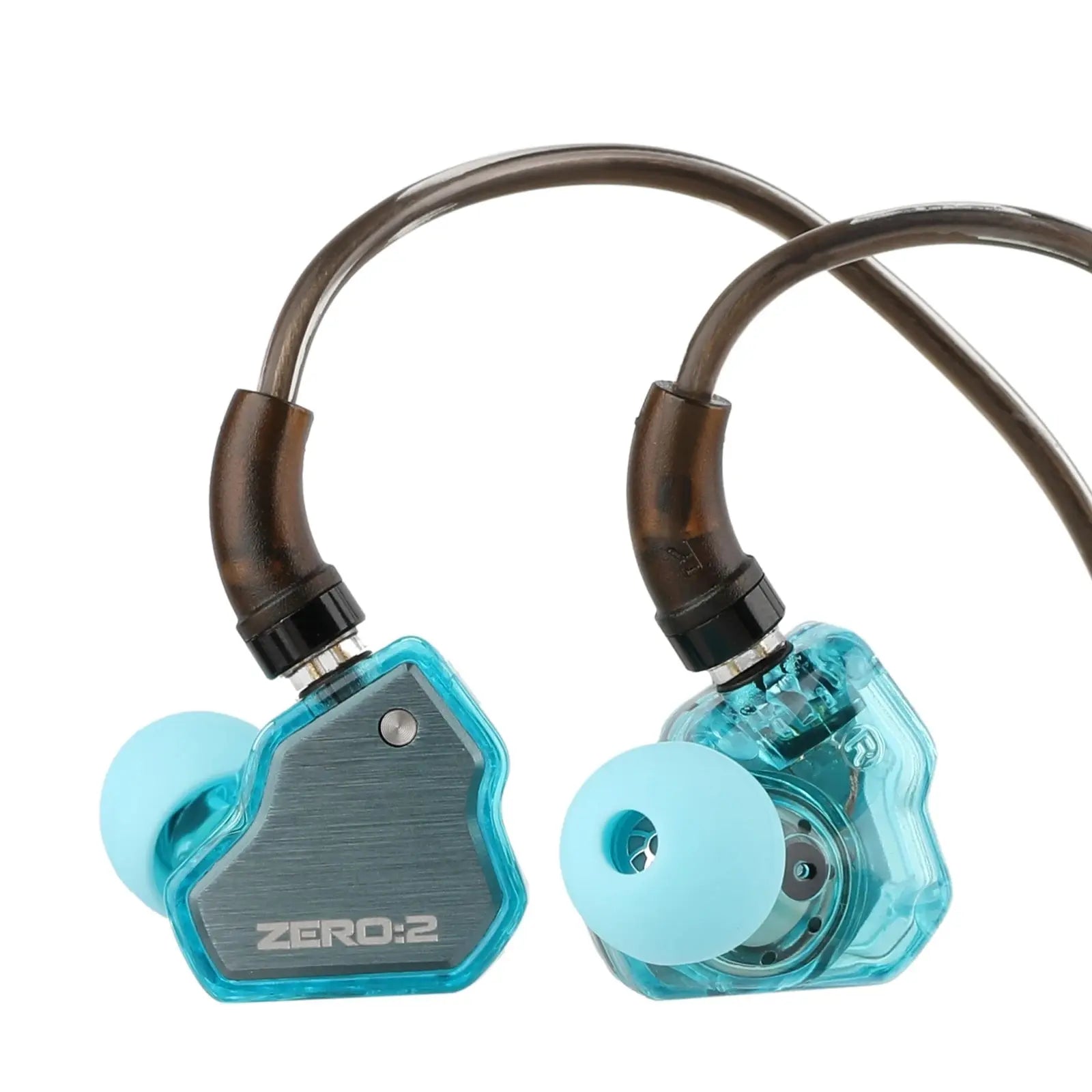 7Hz X Crinacle Zero 2 Updated 10mm-Dynamic Driver IEM Wired Earbuds Earphones Gaming Earbuds with OFC IEM Cable for Musician