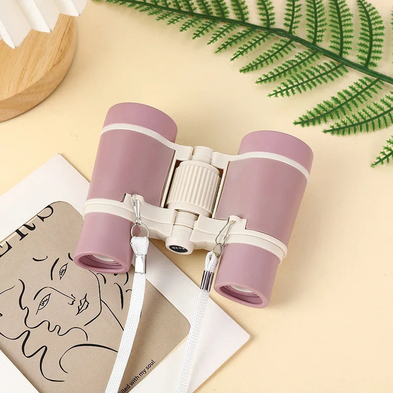 Children Magnification Jungle Binoculars Magnifying Glass Portable Shockproof Telescope For Birthday Hiking Presents Camping
