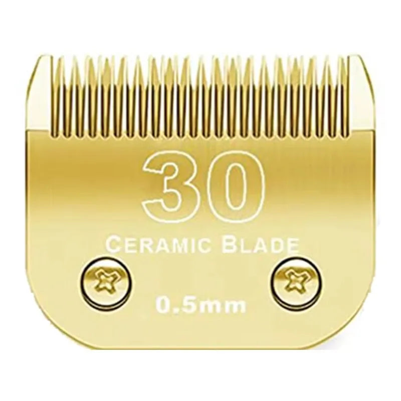 10#15#4FC#5FC#7FC# Black Dog Grooming,Detachable Pet Clipper Blade Compatible with Wahl km,Andis,oster A5 Clippers