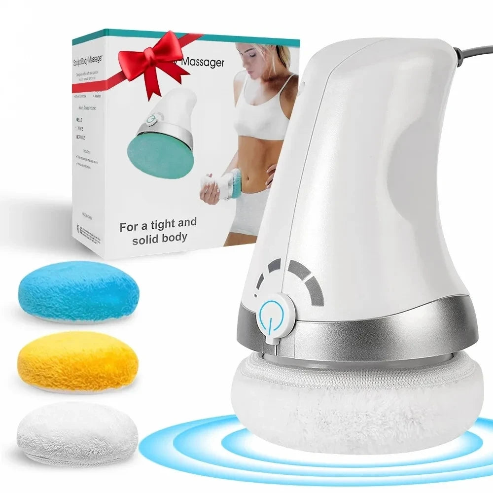 High Frequency Vibration Body Massager Slimming Machine Anti-Cellulite Massage Roller with Guasha Scraping Fat Burner Device for
