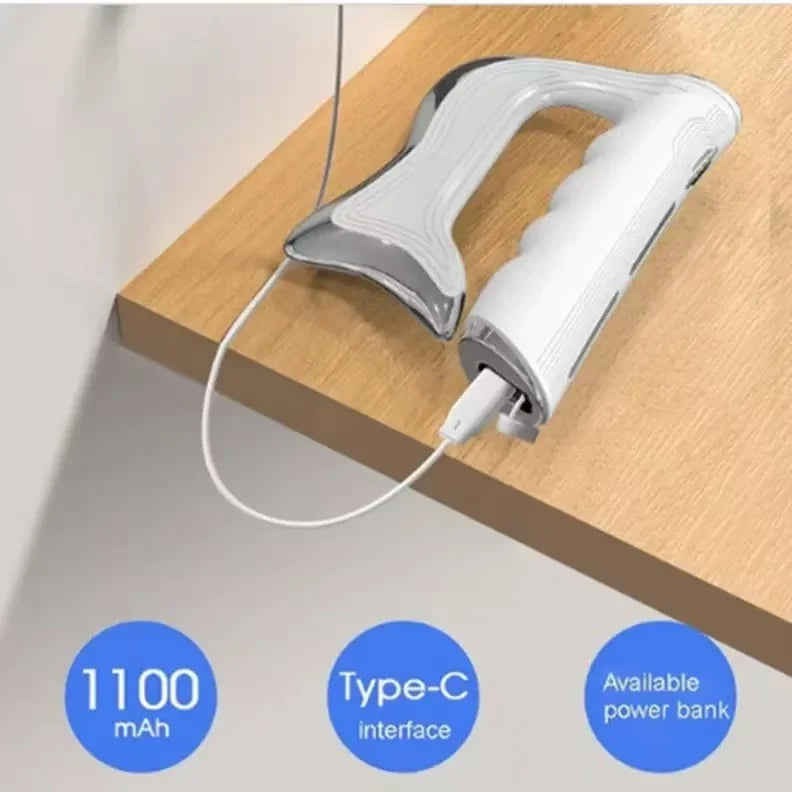 Electric Fascia Gun Knife Muscle Relaxation Microcurrent Fascia Massage LCD Vibration Warm Body Lifting Scraper Tool Massager