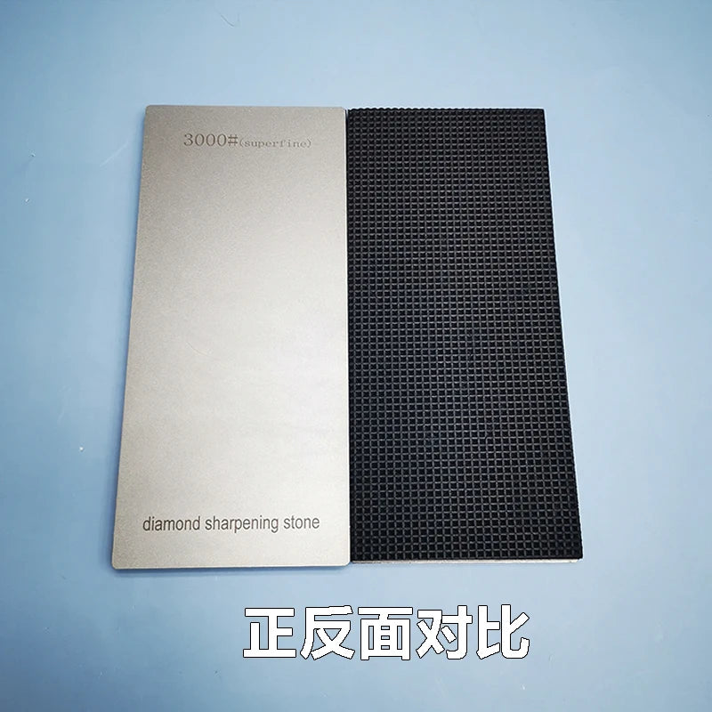 1pc Diamond Sharpening Stone Grinding Stone, Kitchen Knife Sharpener Stone With Sponge Non--slip Pad, Wet Stones For Sharping