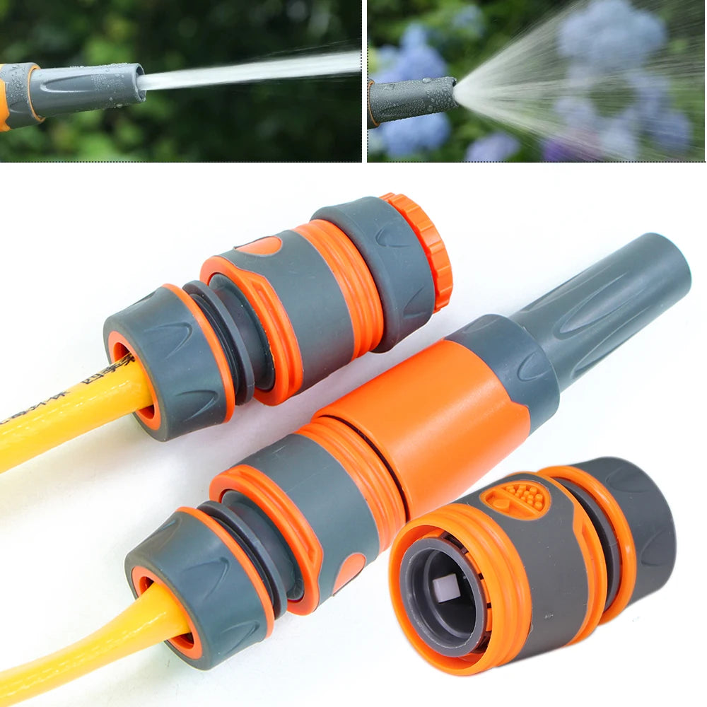 TPR Package Glue High Pressure Water Gun 1/2" 3/4" Hose Adjustable Nozzle Sprinkler for Garden Lawn Watering Car Wash Sprayer