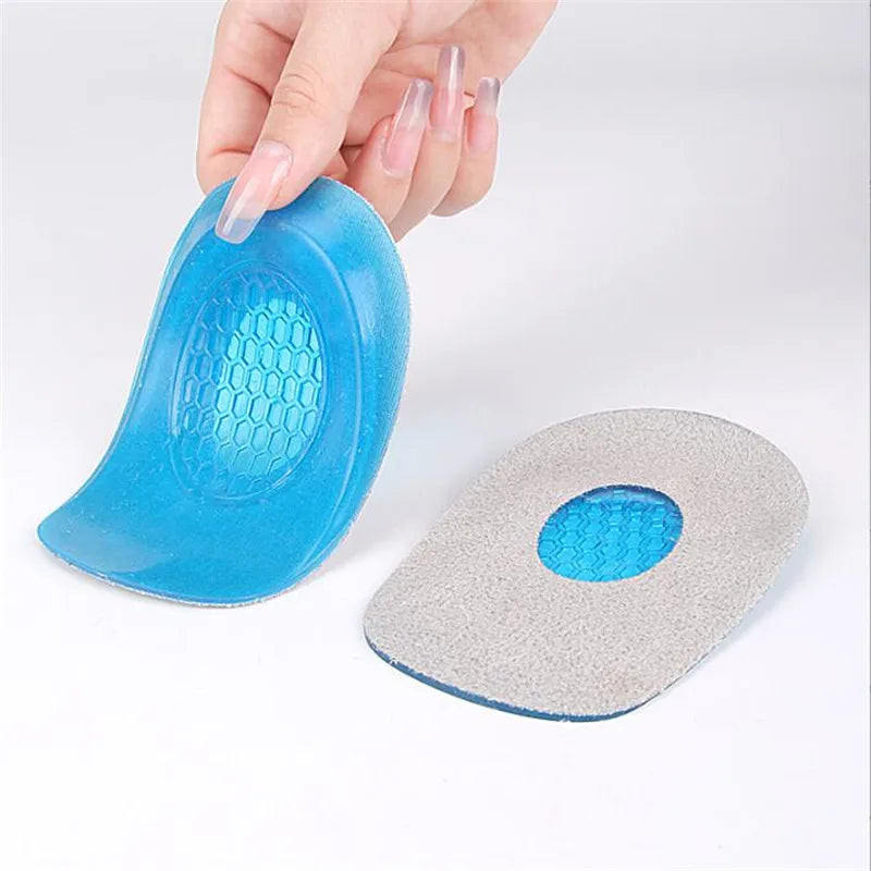 Silicone Gel Insoles Heel Cushion for Feet Soles Relieve Foot Pain Protectors Spur Support Shoes Pad Feet Care Inserts Massager