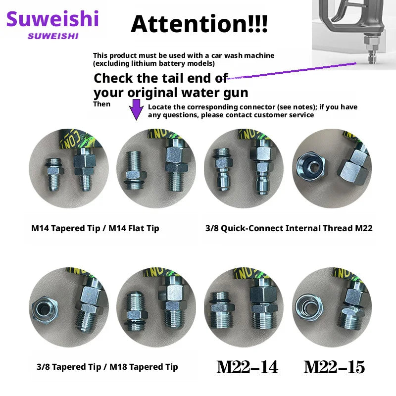 Suweishi TCE9 cleaning machine, courtyard flushing, internet famous high-pressure water gun, powerful household car cleaning wat