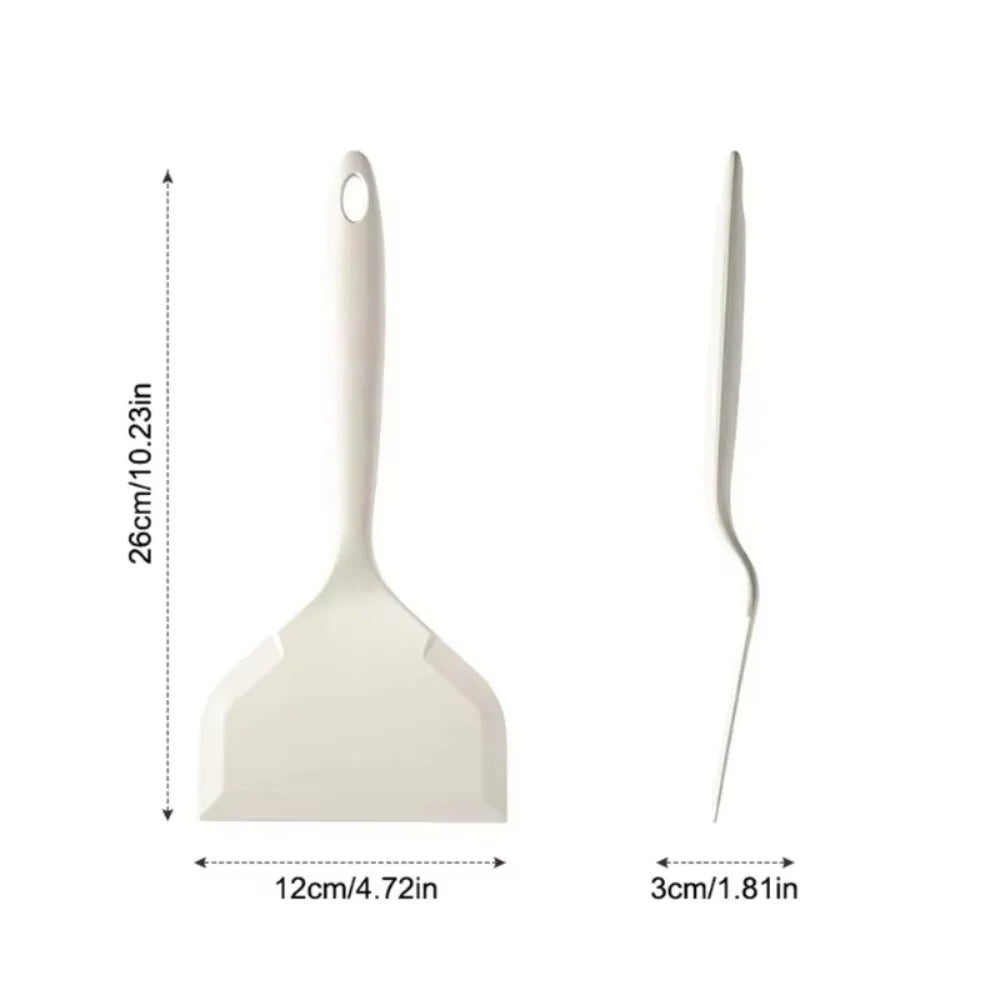 1Pcs Silicone Pancake Spatula for Egg Rolls Non Stick Pan Omelet Pizza Tamagoyaki Spatula Heat Resistant Household Kitchenware