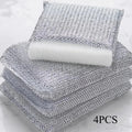 4 Pcs Gentle Dish Sponges – Scratch-Free Cleaning Pads for Pots, Pans, Cookware & Kitchen Surfaces