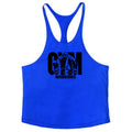Men's Fitness Bodybuilding Tank Tops Brand Gym Sportswear Cotton Breathable Workout Muscle Vests Summer Sleeveless Y Back Shirt