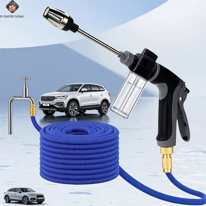 High Pressure Automobile Water Gun Spray Garden Watering Foam Pot Car Washing Foam Water Gun Car Washing Tools