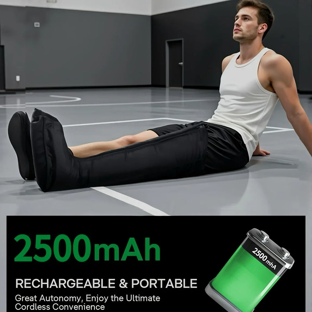 Jinkairui Rechargeable Professional Leg Massager 360° Airbag Wrapping Portable Wireless Design