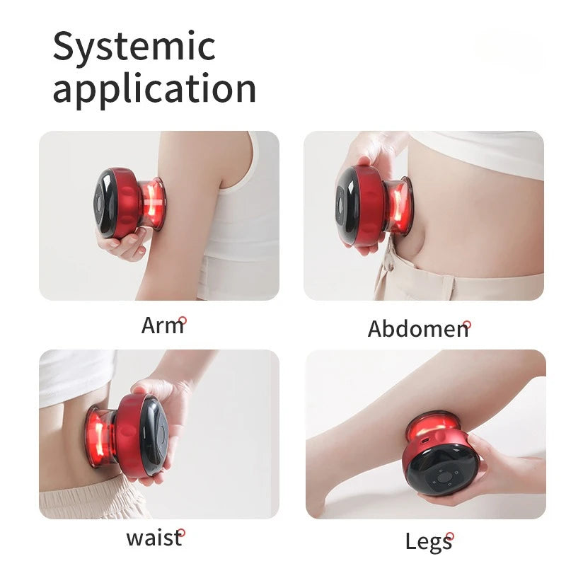 12-Speed Electric Cupping Therapy Massager, Vacuum Cups, Adjustable Treatment, Cupping, Guasha Massage Tool=