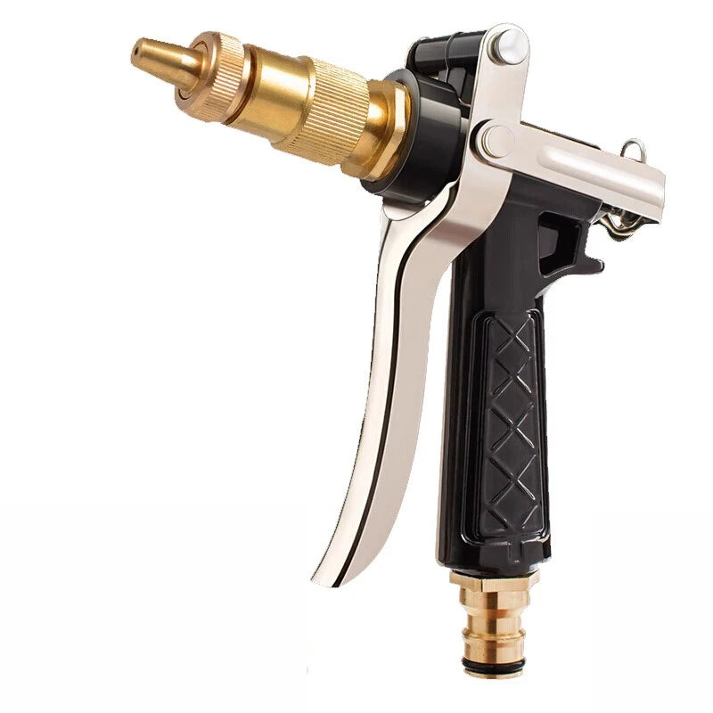 Portable High-pressure Car Wash Water Gun Head Copper Nipple Interface Water Gun Garden Gardening Cleaning Tool