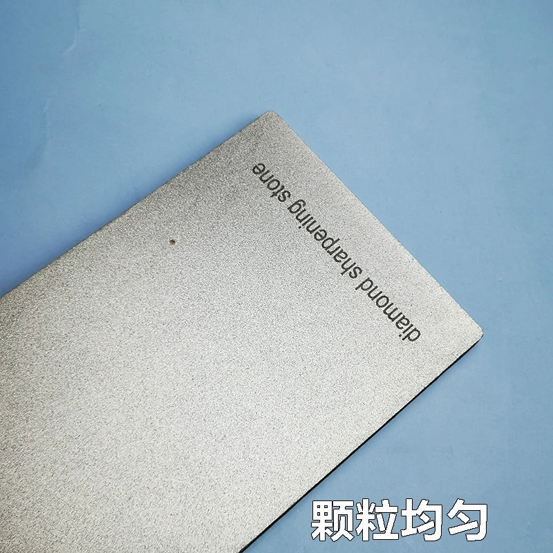 1pc Diamond Sharpening Stone Grinding Stone, Kitchen Knife Sharpener Stone With Sponge Non--slip Pad, Wet Stones For Sharping