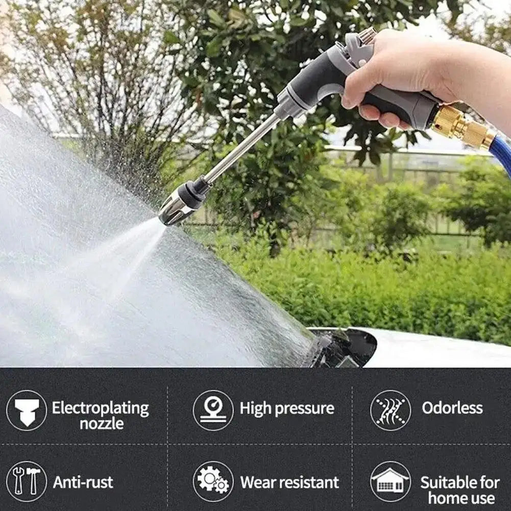 High Pressure Car Wash Water Gun Long Rod Nozzle Sprayer For Garden Watering Cleaning Tool Adjustable Mist Spray Gun Accessories