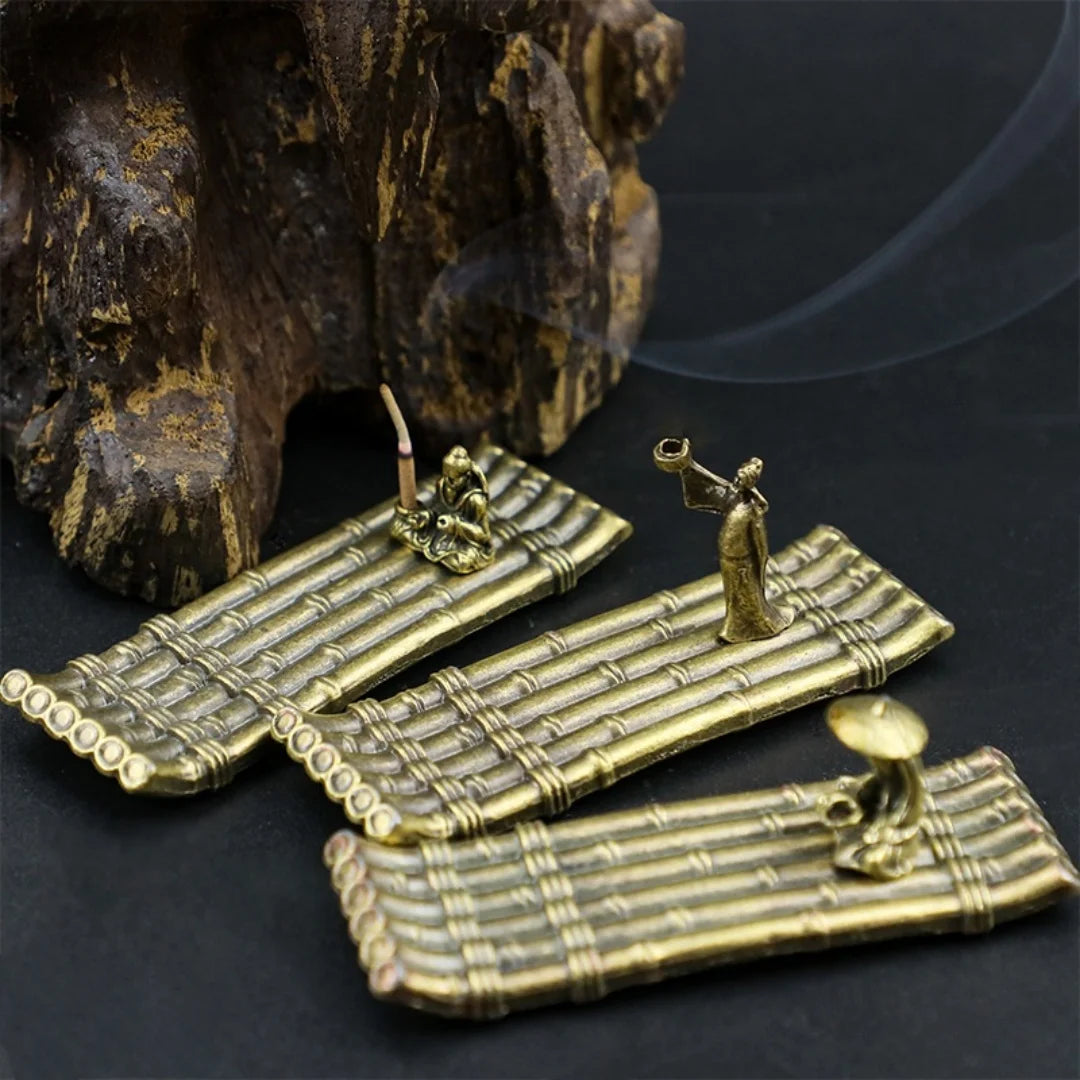 Antique Brass Nautical Boat Creative Awning Fishing Boat Holder Desktop Ornament Home Decor Gift for Birthday Christmas Party