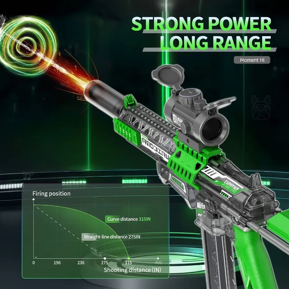 MK9 Large Electric Water Gun Summer Outdoor Beach Firing Shooting Game Water Fight Toy for Children Gifts