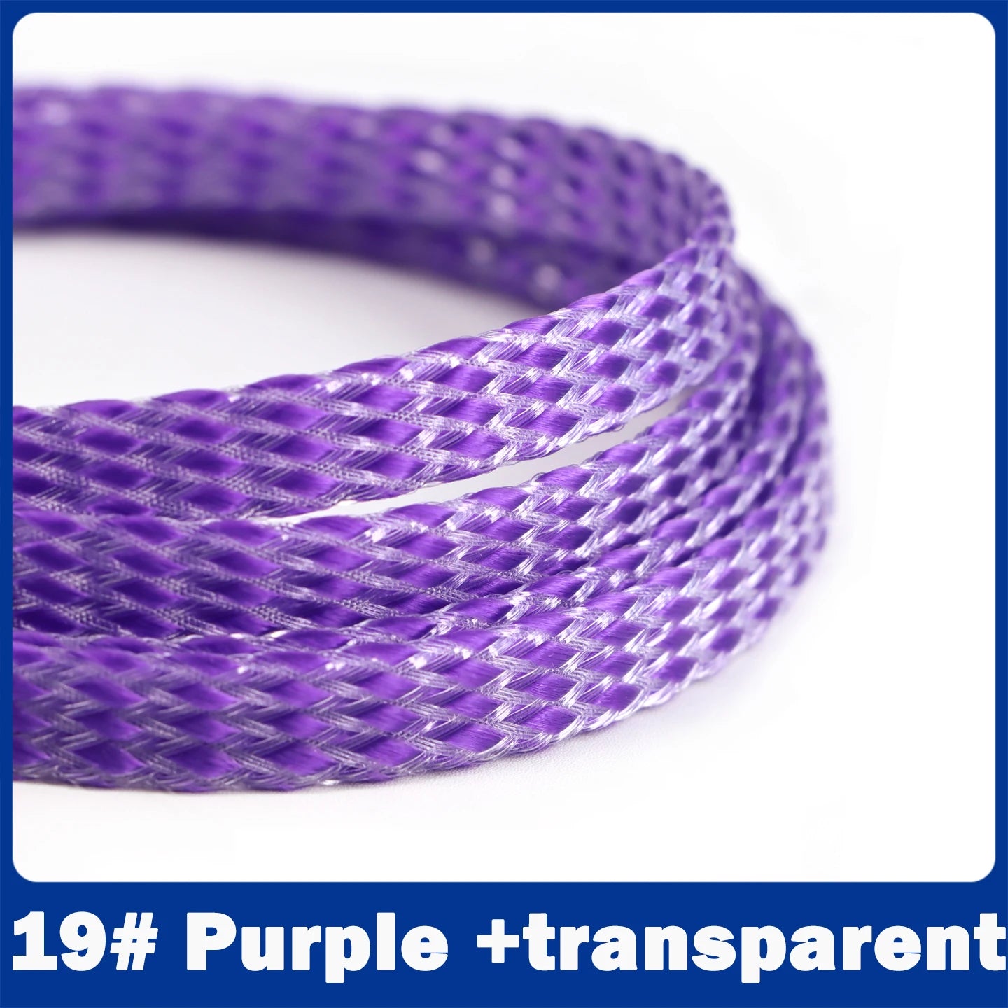4/8/12mm PP Cotton Yarn + PET Woven Cotton Mesh Braided Cable Sleeve Expanding Braided Sleeving Wire Cable Harness Sheathing