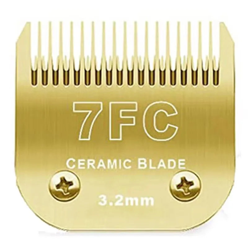 10#15#4FC#5FC#7FC# Black Dog Grooming,Detachable Pet Clipper Blade Compatible with Wahl km,Andis,oster A5 Clippers