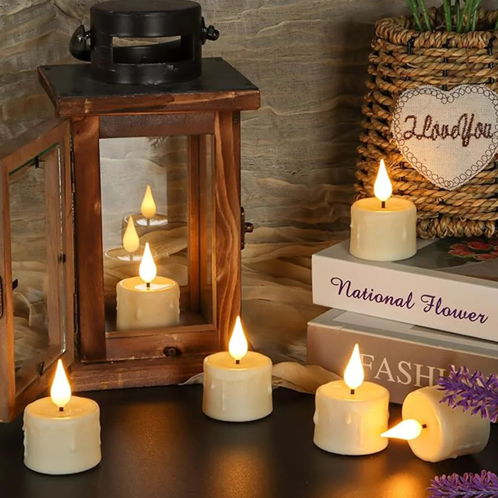 Rechargeable Candle Lamp With Remote Control LED Candles For Room Decor Birthday Home Decor Festival Decoration Flameless Candle
