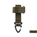 1 PC Mountaineering Buckle Outdoor Keychain Gear Clip Keeper Pouch Belt Keychain Gloves Rope Holder Hook Camping