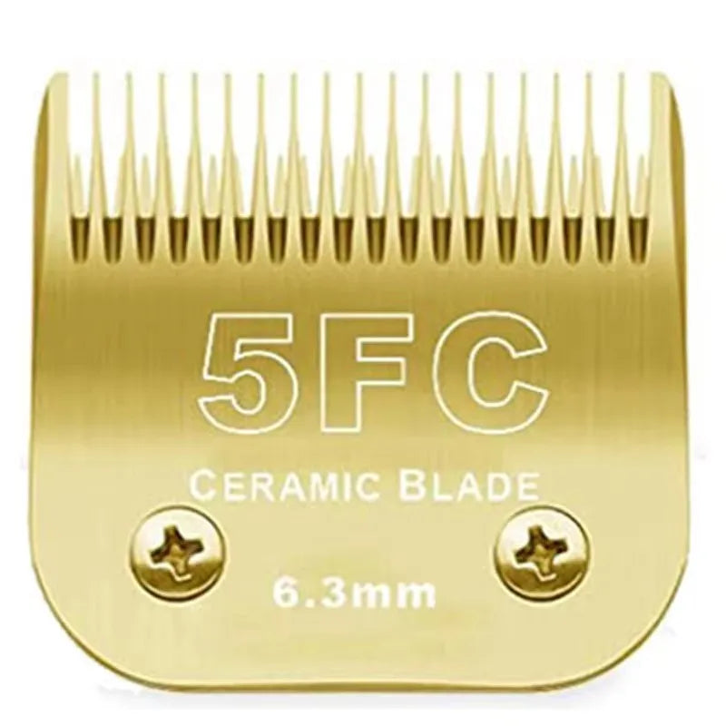 10#15#4FC#5FC#7FC# Black Dog Grooming,Detachable Pet Clipper Blade Compatible with Wahl km,Andis,oster A5 Clippers