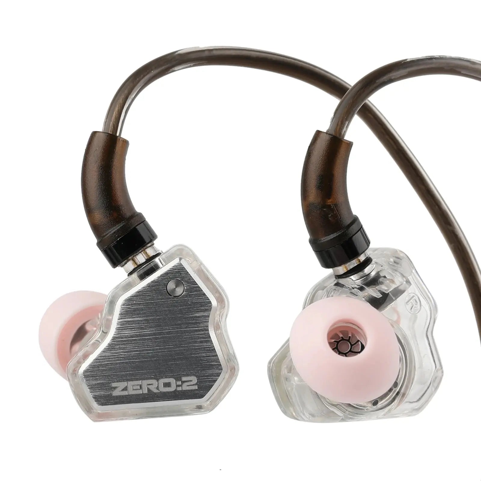 7Hz X Crinacle Zero 2 Updated 10mm-Dynamic Driver IEM Wired Earbuds Earphones Gaming Earbuds with OFC IEM Cable for Musician