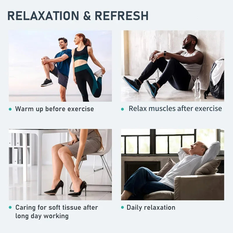Jinkairui Rechargeable Professional Leg Massager 360° Airbag Wrapping Portable Wireless Design