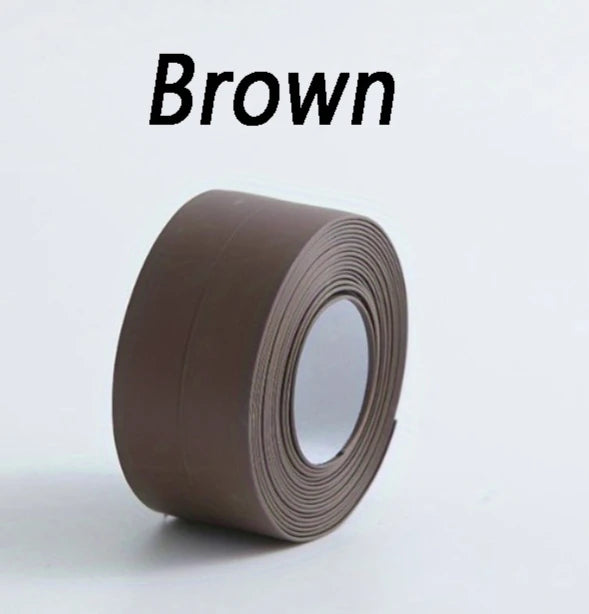 Waterproof Sealing Tape Strips PVC Self Adhesive Wall Sticker for Bathroom Shower Bath Seal Caulk Strip Kitchen Sink Mold Proof