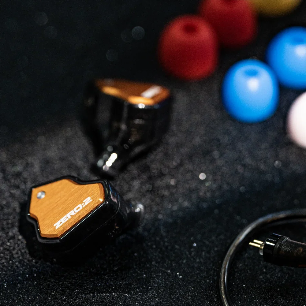 7Hz X Crinacle Zero 2 Updated 10mm-Dynamic Driver IEM Wired Earbuds Earphones Gaming Earbuds with OFC IEM Cable for Musician
