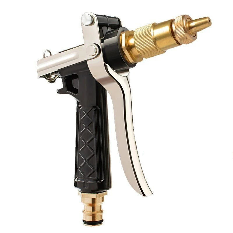 Portable High-pressure Car Wash Water Gun Head Copper Nipple Interface Water Gun Garden Gardening Cleaning Tool