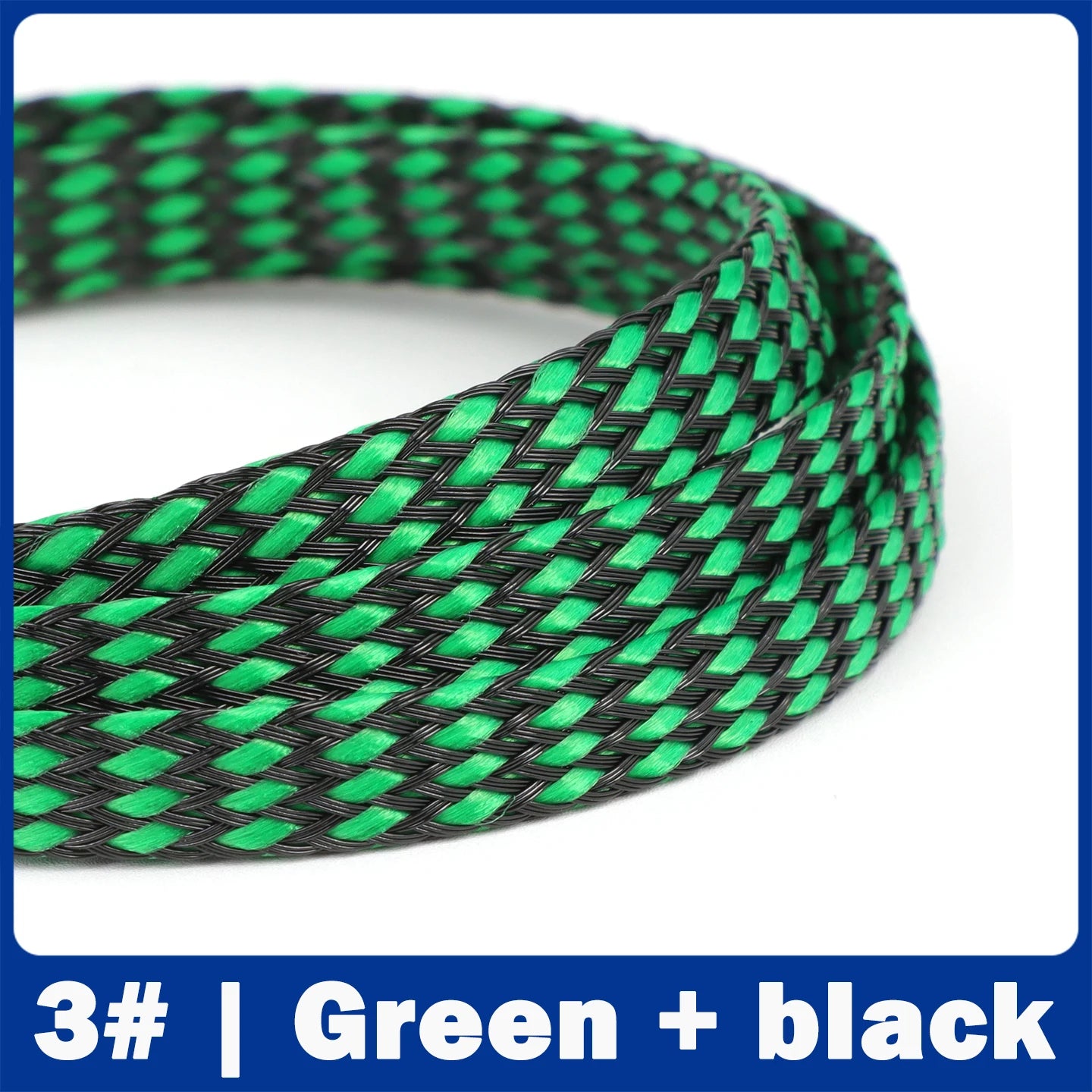 4/8/12mm PP Cotton Yarn + PET Woven Cotton Mesh Braided Cable Sleeve Expanding Braided Sleeving Wire Cable Harness Sheathing