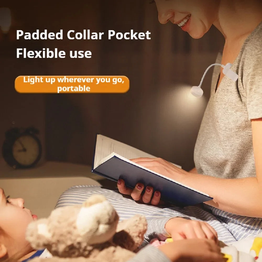 Mini LED Reading Book Light Table Lamp 3 Modes Adjustable Eye Protection Clip-On Study Reading Lamp for Travel Bedroom Book