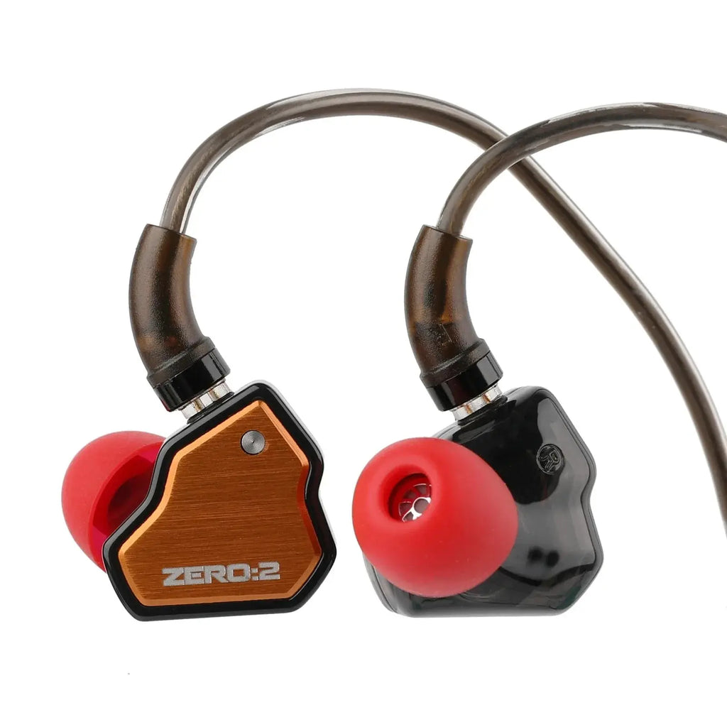 7Hz X Crinacle Zero 2 Updated 10mm-Dynamic Driver IEM Wired Earbuds Earphones Gaming Earbuds with OFC IEM Cable for Musician