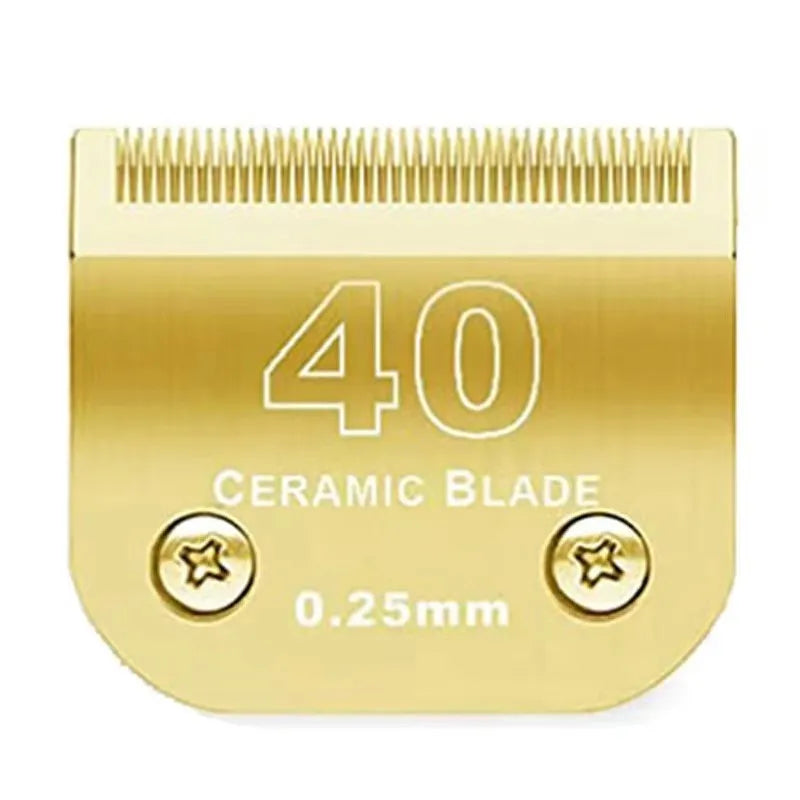 10#15#4FC#5FC#7FC# Black Dog Grooming,Detachable Pet Clipper Blade Compatible with Wahl km,Andis,oster A5 Clippers