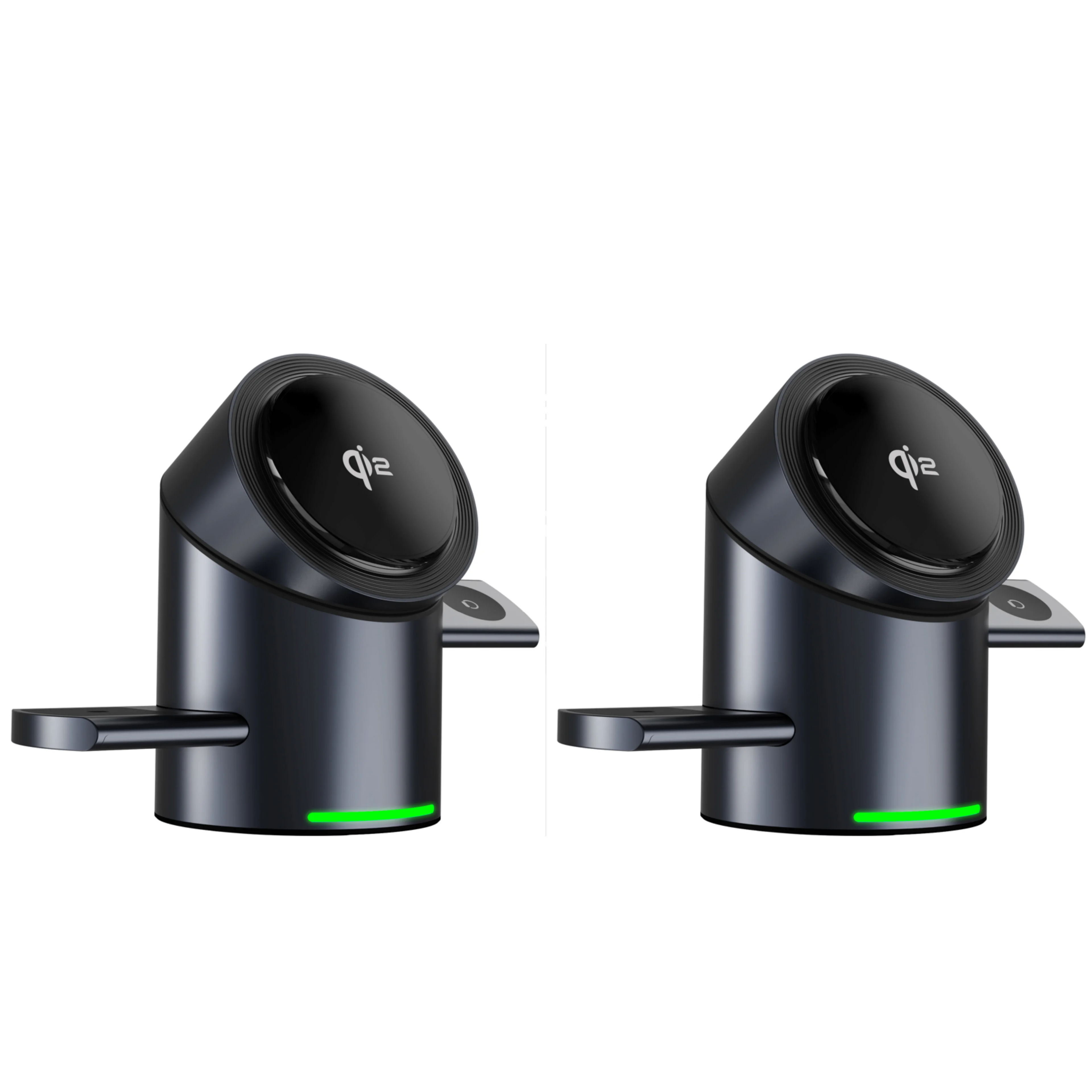 New Truly Qi2 3In1 15W Magnetic Touch Button Wireless Charger for Iphone Android IOS Phones Smart Watches Fast Charging Station