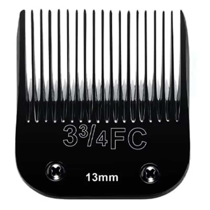 10#15#4FC#5FC#7FC# Black Dog Grooming,Detachable Pet Clipper Blade Compatible with Wahl km,Andis,oster A5 Clippers