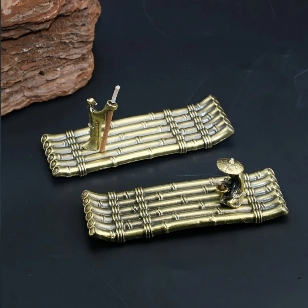 Antique Brass Nautical Boat Creative Awning Fishing Boat Holder Desktop Ornament Home Decor Gift for Birthday Christmas Party