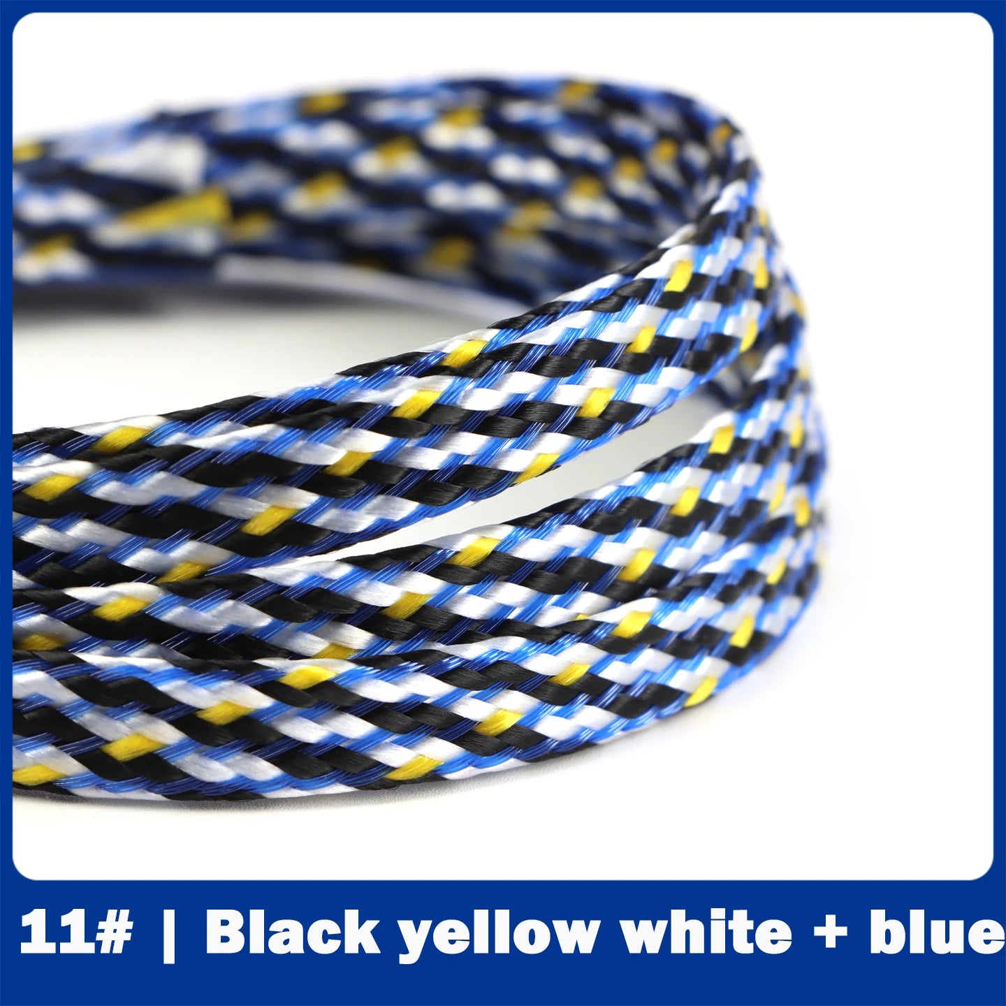 4/8/12mm PP Cotton Yarn + PET Woven Cotton Mesh Braided Cable Sleeve Expanding Braided Sleeving Wire Cable Harness Sheathing