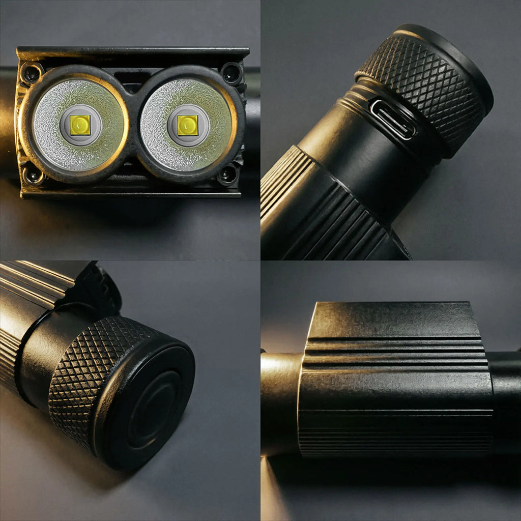 Newest Type-C USB led headlamp Fishing 18650 headlight Torch Hunting head lamp Camping Headlamp Flashlight head light