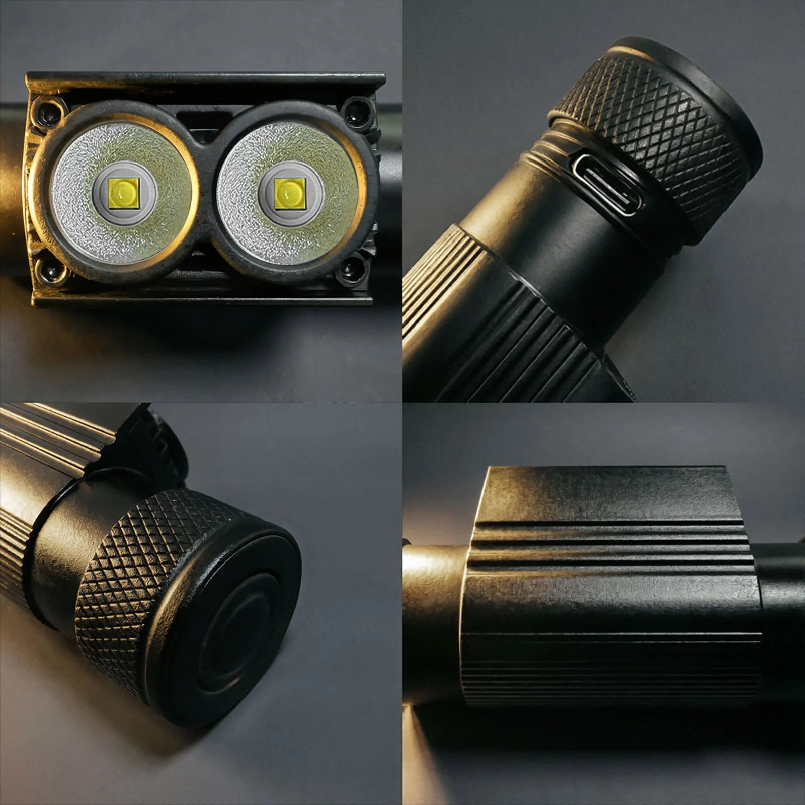 Newest Type-C USB led headlamp Fishing 18650 headlight Torch Hunting head lamp Camping Headlamp Flashlight head light
