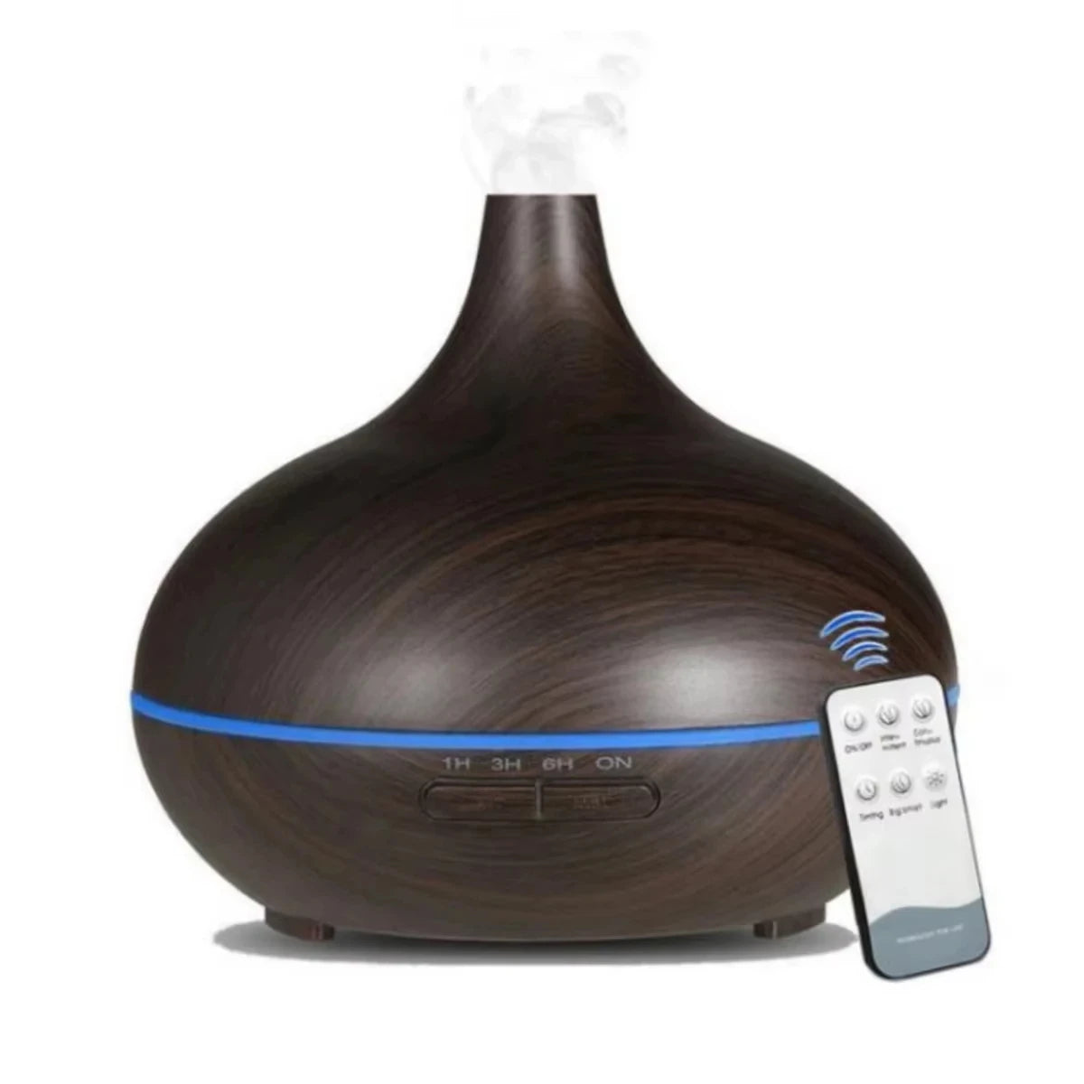 HOMEFISH 4 in 1 Air Humidifier with Starry Projector Aromatherapy Diffuser USB Rotate Projection Light Mist Maker Fogger