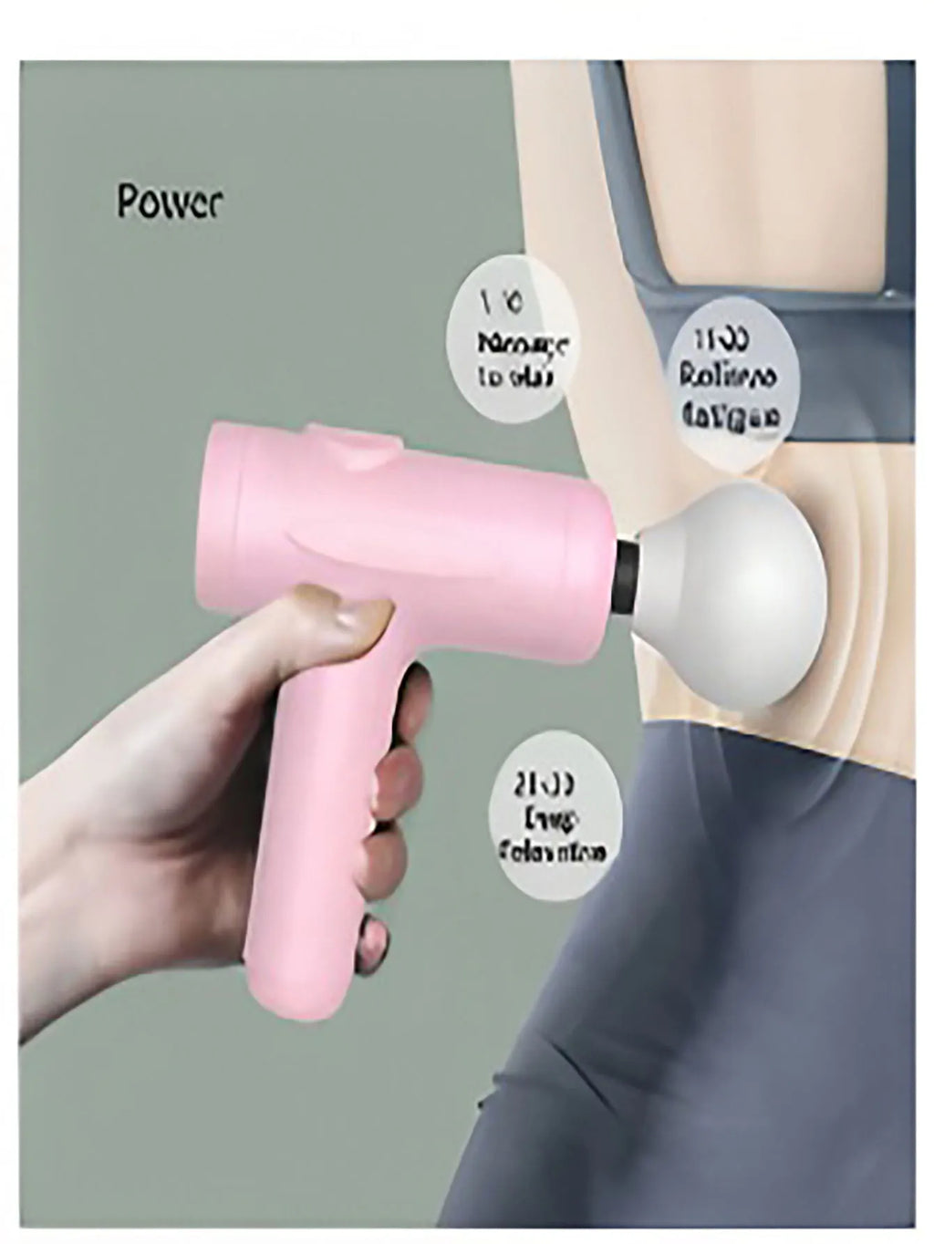 2026 1PCCustomized powerful fascia gun  full body massager to release muscle，same as the celebrity model USB-powered