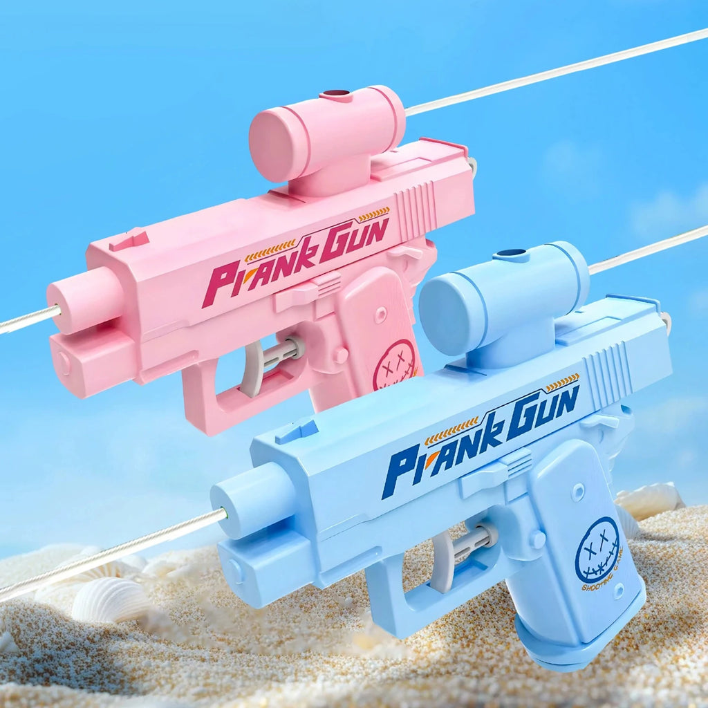 Double sided reverse watering prank water gun, two-way water spray toy, funny and parody toy