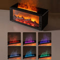 Upgraded 300ml Fireplace Diffuser Essential Oil 7 Colorful Large Flame Fire Humidifier Changing Aroma Diffuser for Aromatherapy