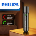 Philips 2024 New EDC Portable Flashlight Rechargeable LED Flashlights for Defensa Personal Self Defense Camping Hiking