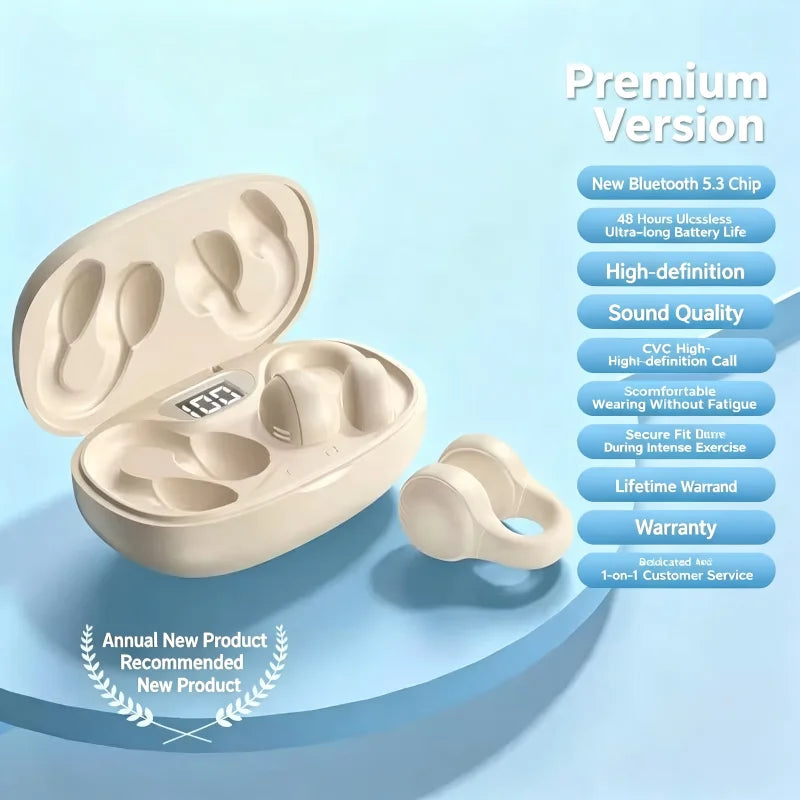 X58 Wireless Earphones Noise Reduction Bluetooth LED Display In-Ear Earbuds Touch Control Headset With Mic