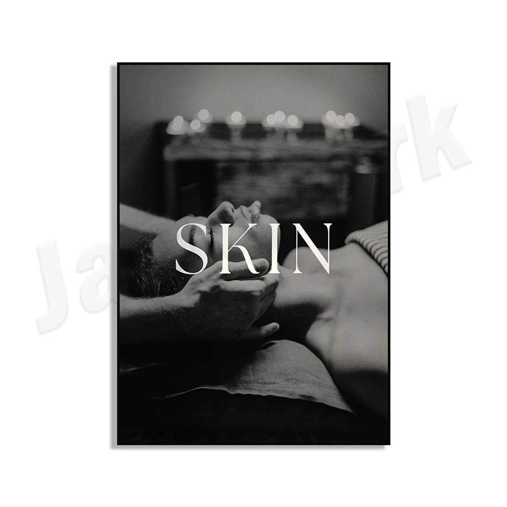 Beautician art, skin care skin care art, eyelashes props, tanning salon, beauty salon decoration, spa center wall poster