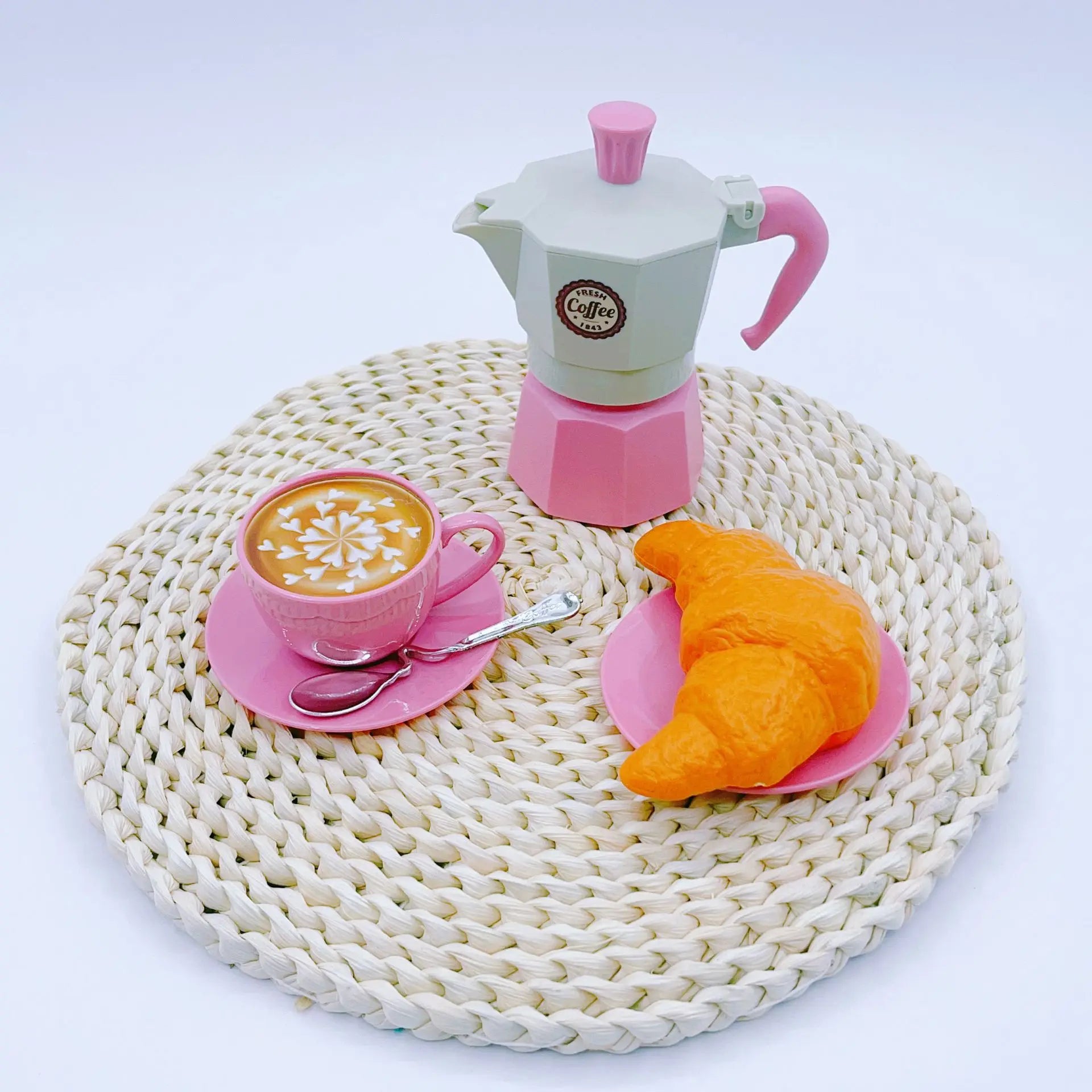 Children Play House Toy Simulation Coffee Snack Set Meal Italian Coffee Toy